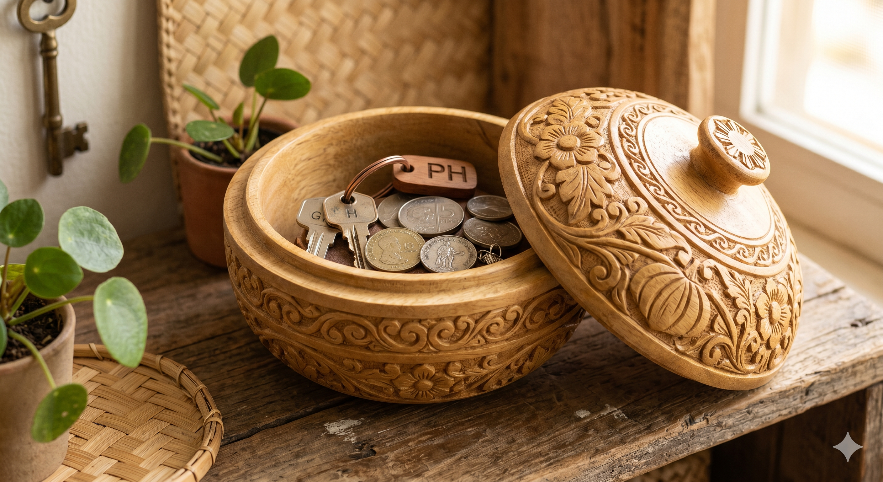 Coin and Key Holder