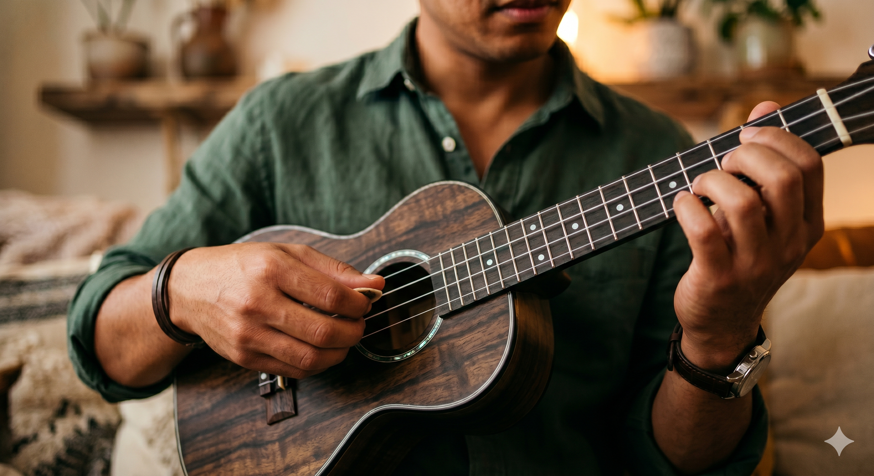 Rustic Mango Wood Ukelele
